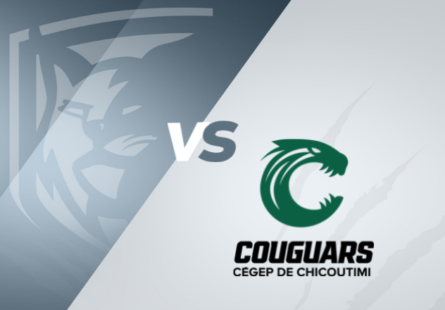 Les Lynx du cégep Édouard-Montpetit vs les Couguars du cégep de Chicoutimi