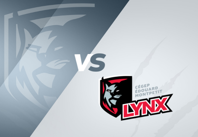 Deux équipes des Lynx du cégep Édouard-Montpetit s'affrontent